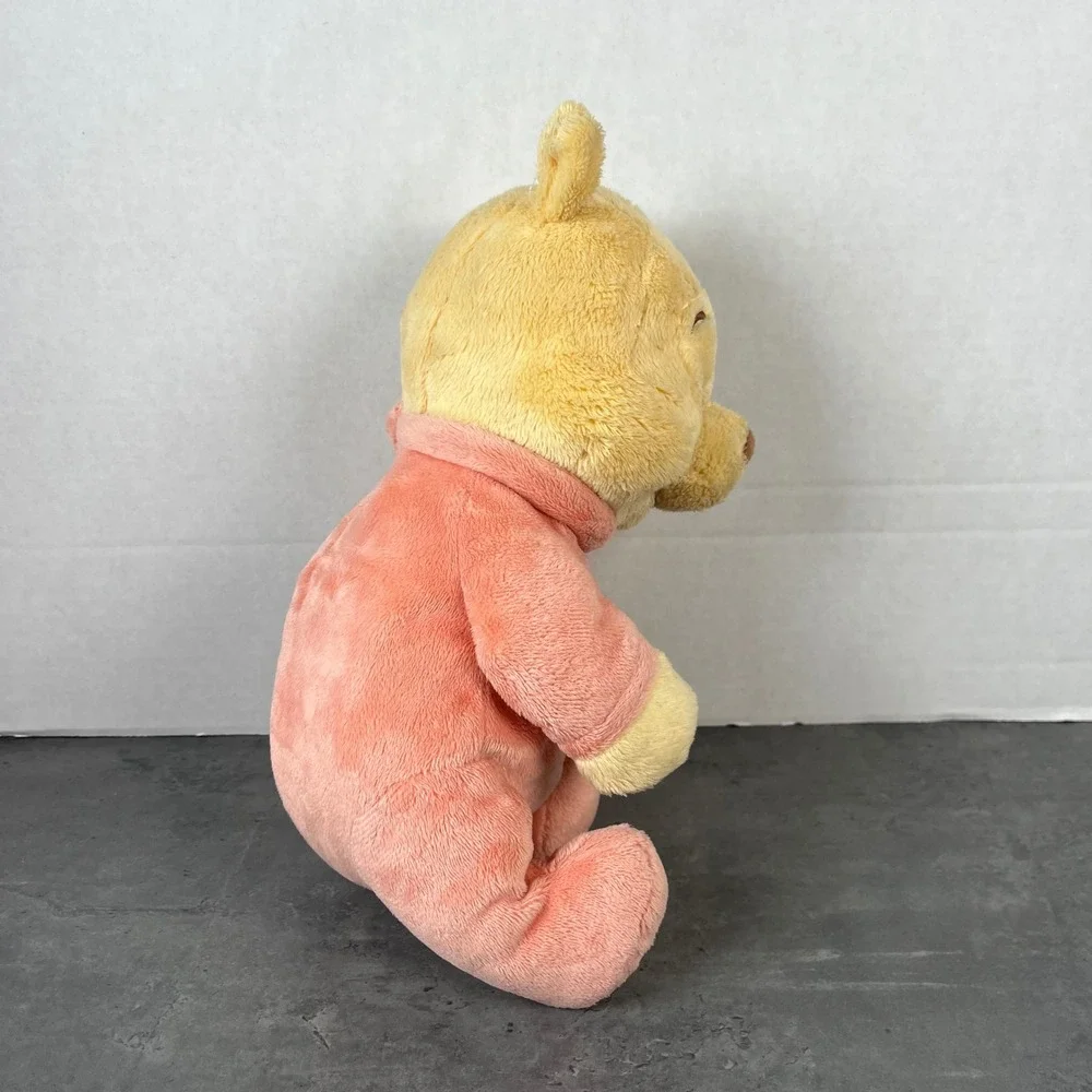 Disney's Babies Winnie the Pooh Plush Bear Peach Pajamas Disneyland Disney World